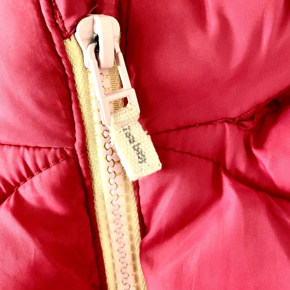 Zara Baby Bright Pink Puffer Vest With Hidden Hood 2-3T - Picture 2 of 4